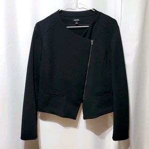 Apt. 9 Moto Career Zip Blazer Jacket sz L